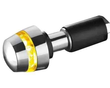 Geprüft Lenkerendenblinker Kellerman BL 2000 chrom, Highpower-LED, Motorrad