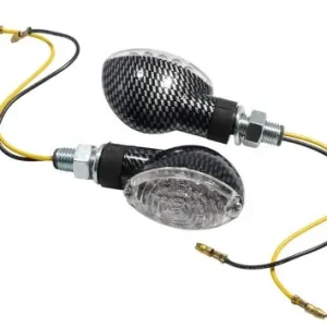 Blinker STR8 Rocket LED (mit Zulassung) carbon-look Schneller Versand