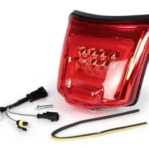 Rücklicht LED Rahmen schwarz MOTO NOSTRA BOULDER kompatibel für Vespa GTS 125, 300 ccm, HPE, Super Sport, Modern, Rücklampe Kracherpreis