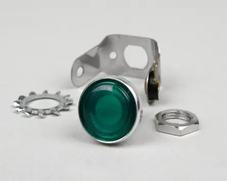 Fenster Kontrollleuchte Ersatz grün für Vespa Rally180 (VSD1T), Rally 200 (VSE1T), TS 125, GTR 125, Sprint Veloce Sonderangebot