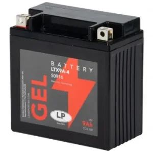 Batterie LANDPORT LTX9A-4 Gel 12V 10Ah kompatibel für Aprilia RS 125, SR 50, Cagiva Mito, Ducati Monster, Piaggio Fly, Hexagon, Liberty, SKR, TPH Garantierte Lieferung