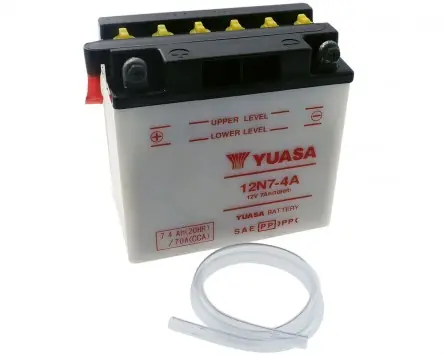 Batterie 12V 7Ah YUASA 12N7-4A, ohne Batteriesäure Versand Am Gleichen Tag