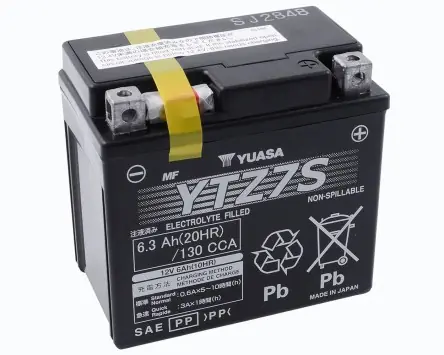 Sonderangebot Batterie 12V 6Ah YUASA YTZ7S wartungsfrei