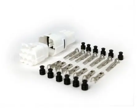 Stecker Set Kabelbaum 6 Pin BGM Typ 090 SMTO MT Sealed 0,85-1,25mm wasserdicht universal, kompatibel f黵 Roller, Vespa, Motorrad Schneller Versand