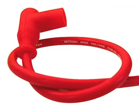 Zündkerzenkabel mit Zündkerzenstecker Racing rot WACHMANN Roller Quad ATV Moped Schneller Versand
