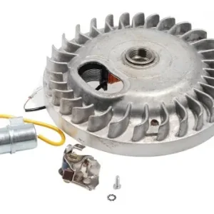 Abverkauf Zündung Set RMS Polrad Lichtmaschine Rotor Kondensator Zündunterbrecher kompatibel für Piaggio Vespa Ciao, Bravo, SI, Boss, Boxer, Grillo Mofa