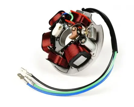 Direkt Vom Hersteller Grundplatte, Lichtmaschine 12V, 3 Kabel BGM kompatibel für Vespa 50 N, 50 L, 50 R, 50 Special, 50 SS, 50 S, 50 SR, 90 Ersatz