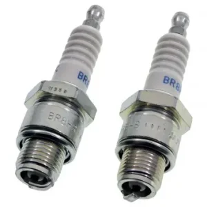 Markenprodukt Zündkerze NGK BR8HS entstört, 2er Pack kompatibel für Vespa, Lambretta, Roller, Scooter, Moped, Mofa, Motorrad, Universal