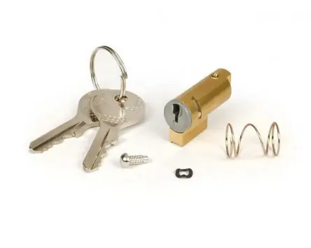 Lenkschloss OEM QUALITÄT, 31x6mm kompatibel für Vespa Rally, Sprint, GL, GS160, GS4, SS180,V50N, V90, SS50 Ersatz Roller Vespa Schloss Geprüft
