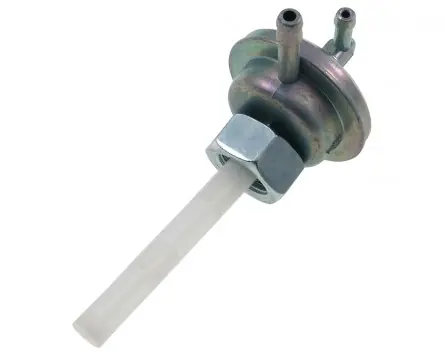 Benzinhahn M15 mit Unterdruck Metalltank China GY6 4-Takt 50ccm Baotian BT49QT, CPI, Rex RS, Sachs Solange Der Vorrat Reicht