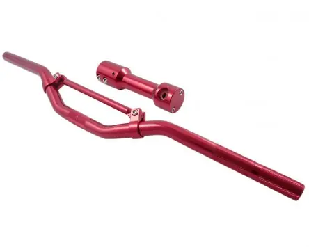 Downhill Lenker Set mit Aufnahme rot eloxiert kompatibel für Yamaha Aerox / MBK Nitro Sofort Bestellen