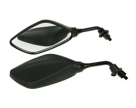 Markenware Spiegel STANDARD schwarz Rhombus - M8 - RL