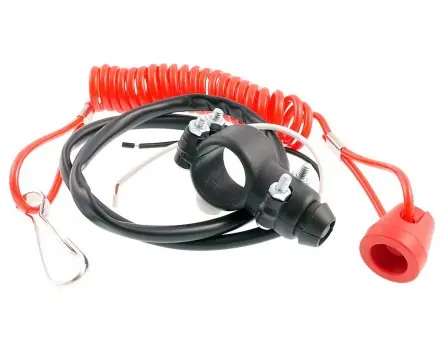 Sonderangebot Killswitch Zündunterbrecher rot Schließer mit Klemme WACHMANN, Roller, Scooter