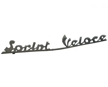 Sofort Bestellen Schriftzug Emblem für Heck Sprint Veloce poliert 180x25mm, 4 Pin