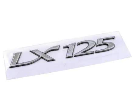 Schriftzug Aufkleber Sticker für Seitenhaube LX 125 100x15mm Preis Gesenkt