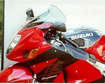 Heißes Angebot Scheibe MRA-Tourenscheibe, Suzuki GSX-R 1300, schwarz