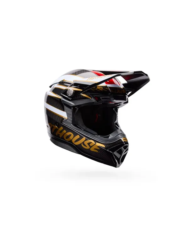 Helm BELL Moto-10 Spherical FH DITD Black Gold Garantierte Lieferung