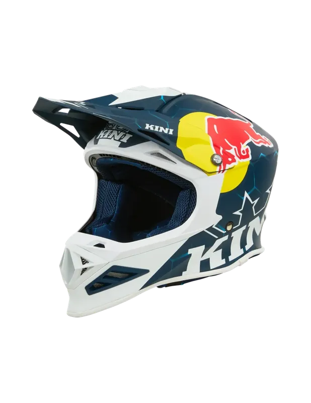 Helm Kini MXC1 Red Bull 1.0 Blue White Ausverkauf