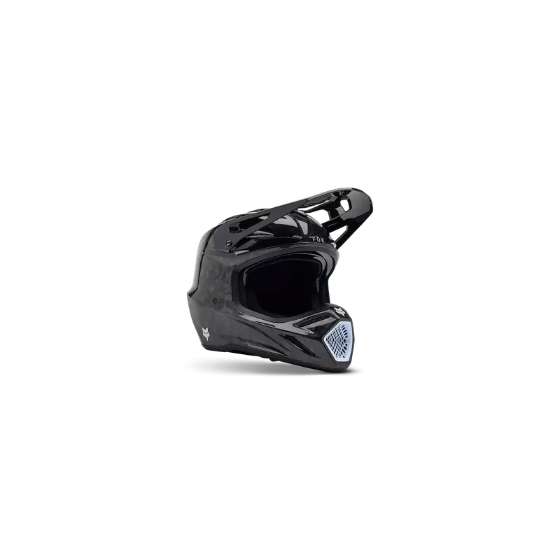 Heißes Angebot Helm FOX V3 RS Carbon Solid Gloss Black