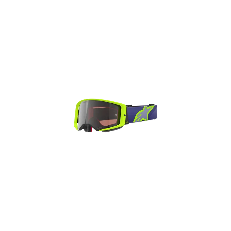 Günstig Mx Crossbrille Alpinestars Supertech Vision Corp Purple Yellow Fl Mirror Silver