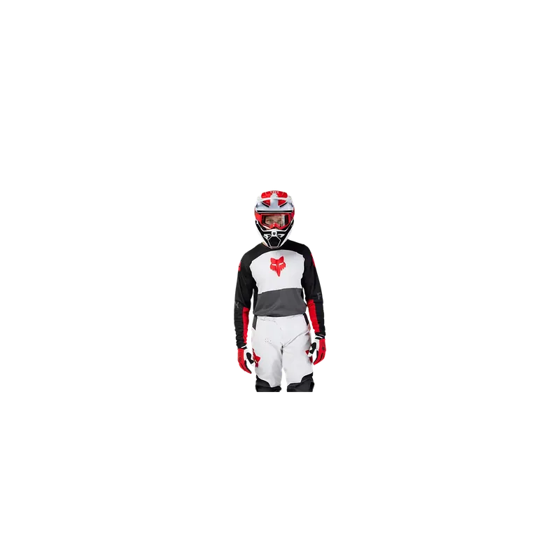 Neu Crossbekleidungsset FOX 180 Flow White Red