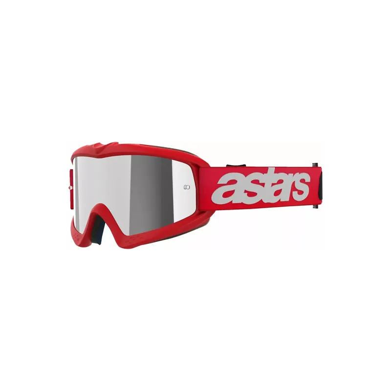Alpinestar Vision Blaze Schutzbrille für Jungen Rot verspiegelte Linse Must-Have