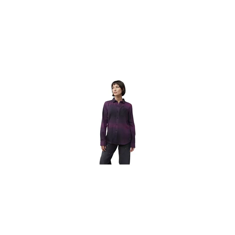 Expressversand FOX Traildust Flanellhemd - Damen Sangria Farbe