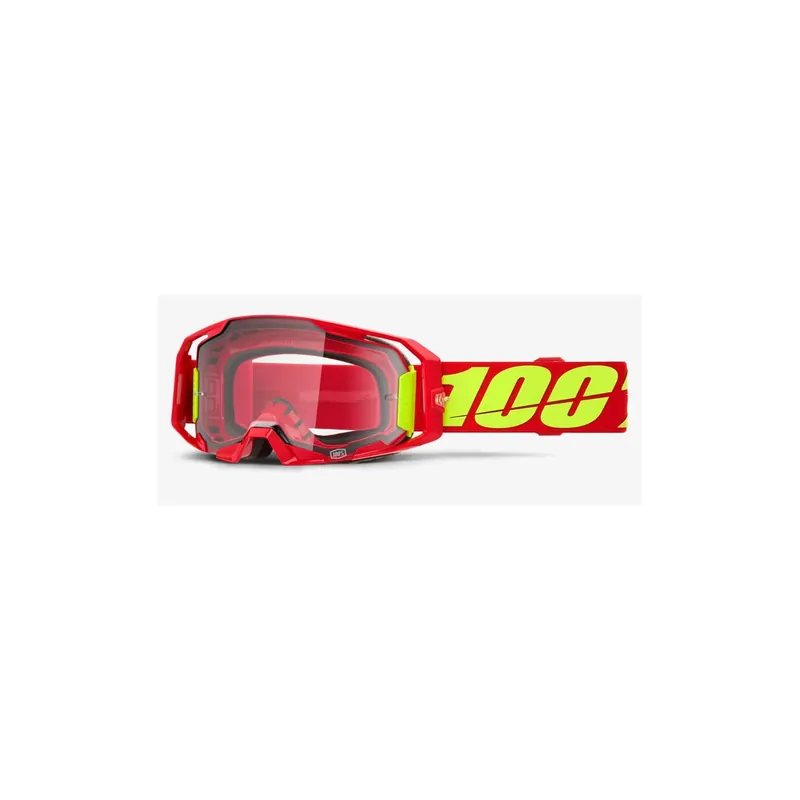 Crossbrille 100 % ARmatic Red Fluo Klare Linse Nur Für Kurze Zeit