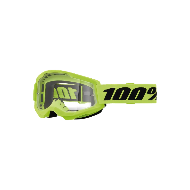 Crossbrille 100% Strata 2 Youth Gelb Clear Super-Preis