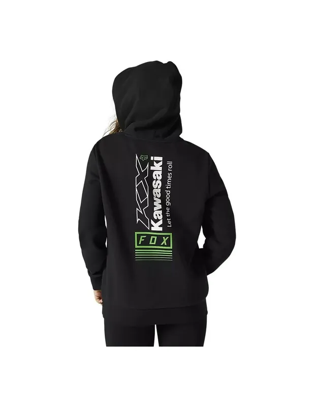 Neue Kollektion FOX Womens Kawasaki Pullover Fleece schwarz