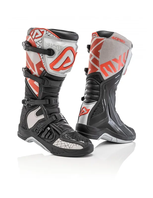 Acerbis X-Team Motocross Stiefel schwarz/grau Must-Have