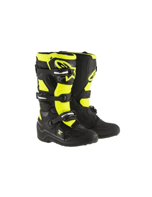 Motocross Stiefel Alpinestars Tech 7S schwarz-Fluo Gelb Aktuell