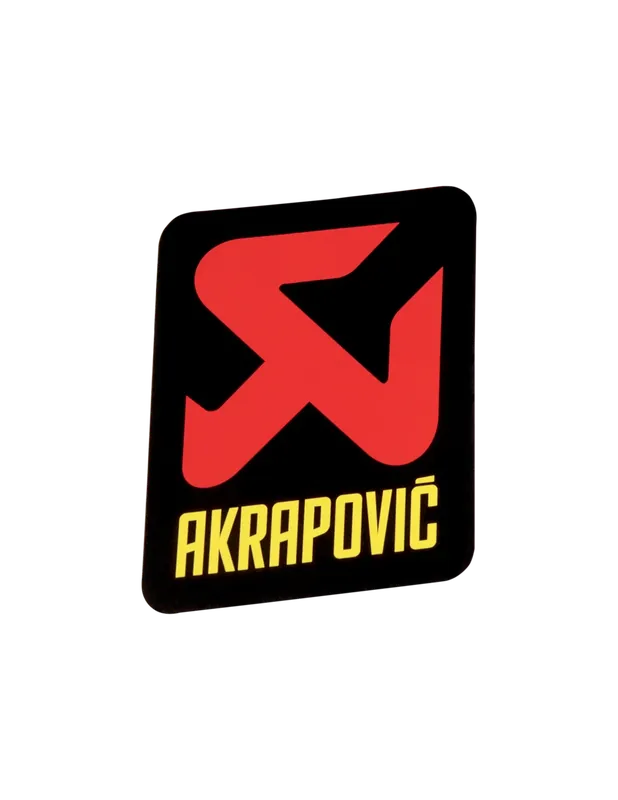 OEM Replacement sticker Akrapovic for titanium exhaust Zertifiziert