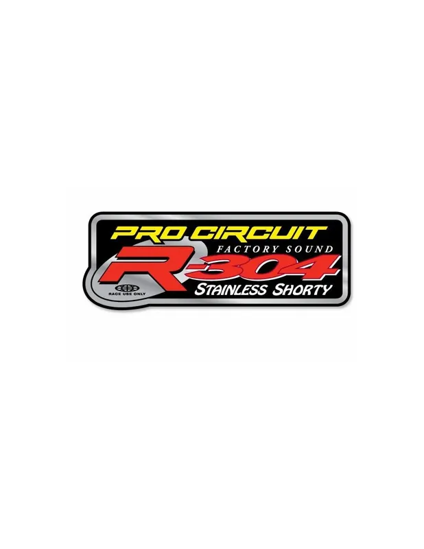 Exhaust Decal 2-Takt Pro circuit R304 Expressversand