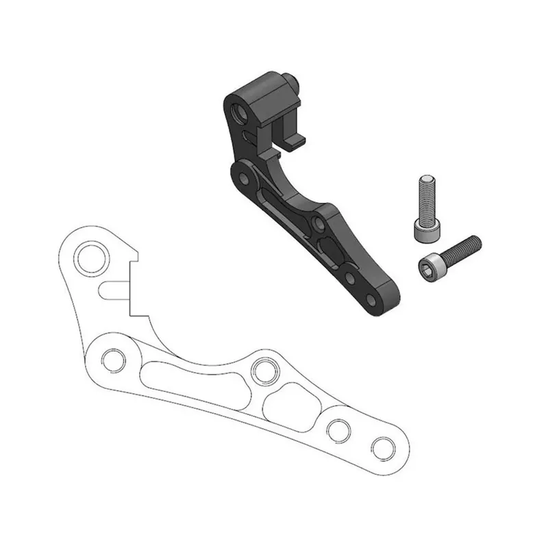 Bestpreis Moto-Master Bremssattel-Adapter Oversize MX 270 mm Ø
