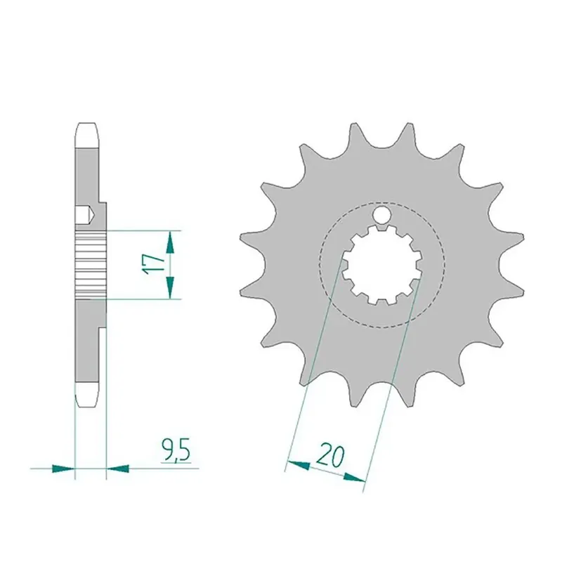 AFAM Ritzel 428 11 Zähne Neuheit