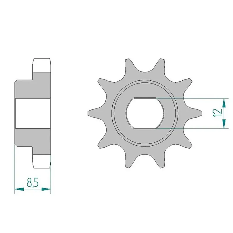 AFAM Ritzel 415 10 Zähne Sonderangebot