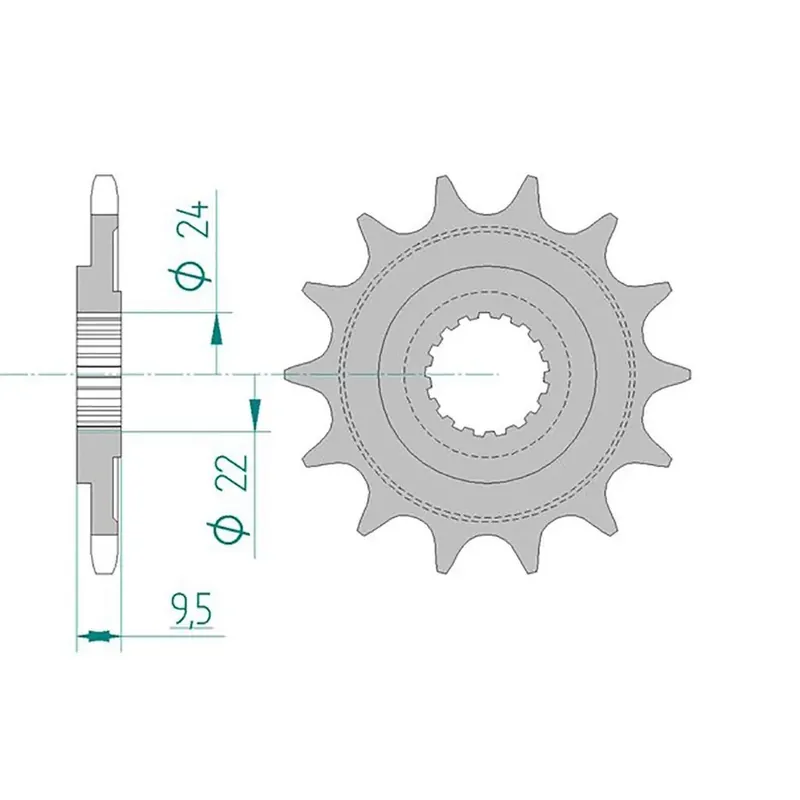 Mega-Angebot AFAM Ritzel 520 f. CR-F450 02 16 Zähne