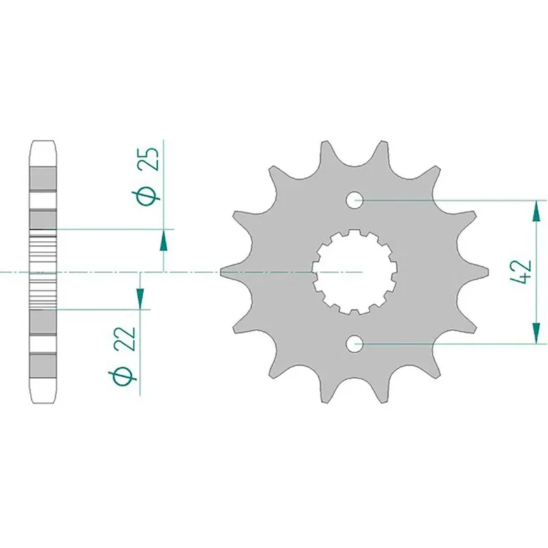 Ausverkauf Esjot Ritzel 24500-16 530 Sport 16 Zähne
