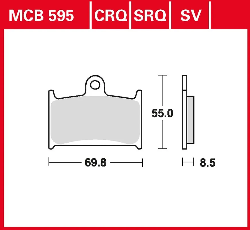 TRW Bremsbelag Sinter Road Top-Angebot