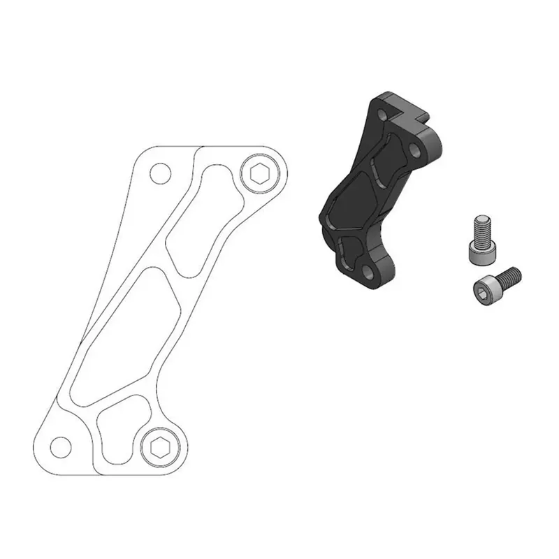 Must-Have Moto-Master Bremssattel-Adapter Supermoto Street Adapter 320 mm Ø