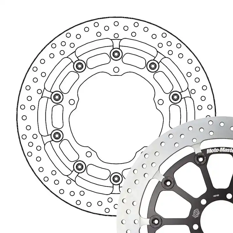 Moto-Master Bremsscheibe Halo T-Floater Racing Kit 320 - 6,0 mm Expressversand