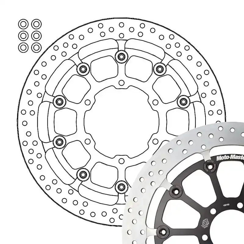 Moto-Master Bremsscheibe Halo T-Floater Racing Kit 320 - 6,0 mm Finale Aktion
