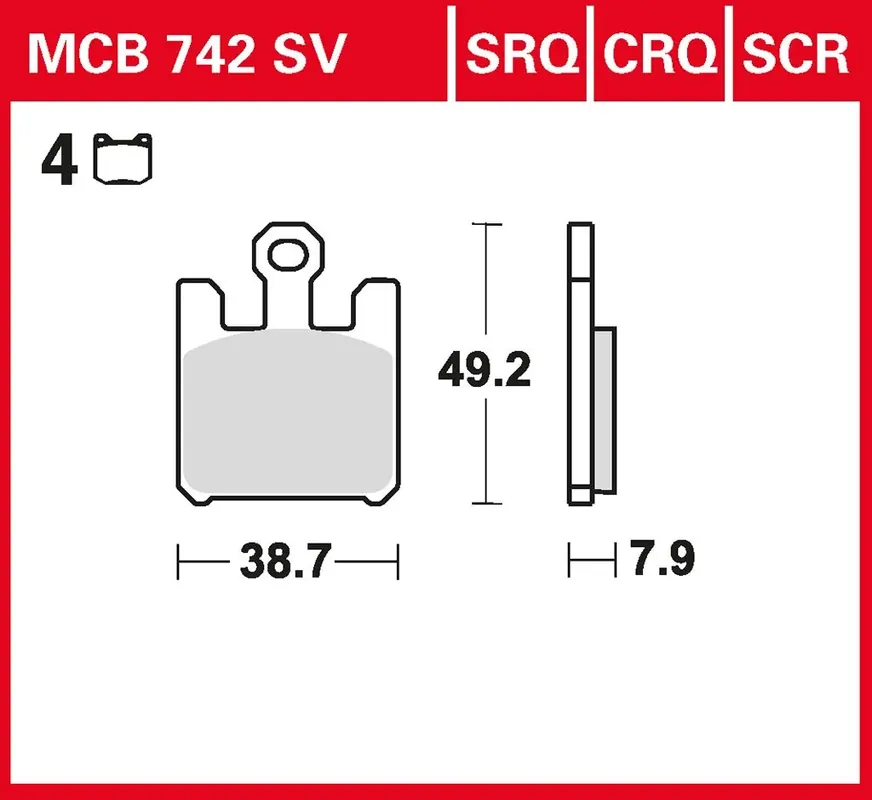 TRW Bremsbelag Sinter Racing ABE Online Kaufen