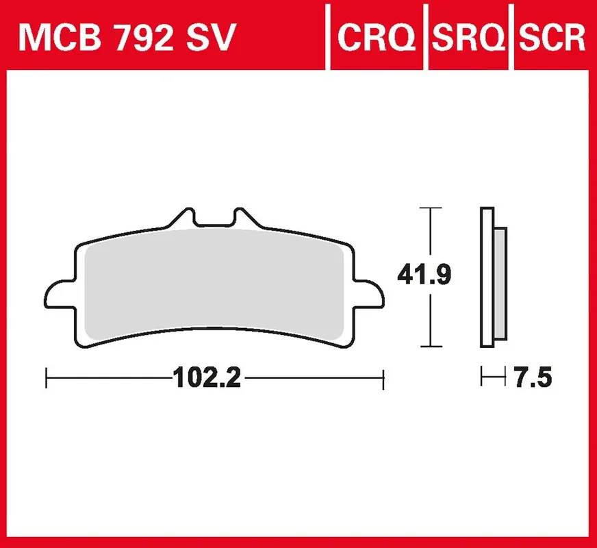TRW Bremsbelag Sinter Racing ABE Knallerangebot