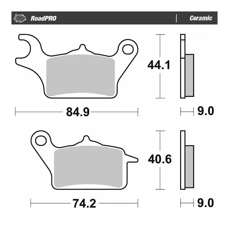 Angebot Moto-Master Bremsbelag RoadPRO Ceramic