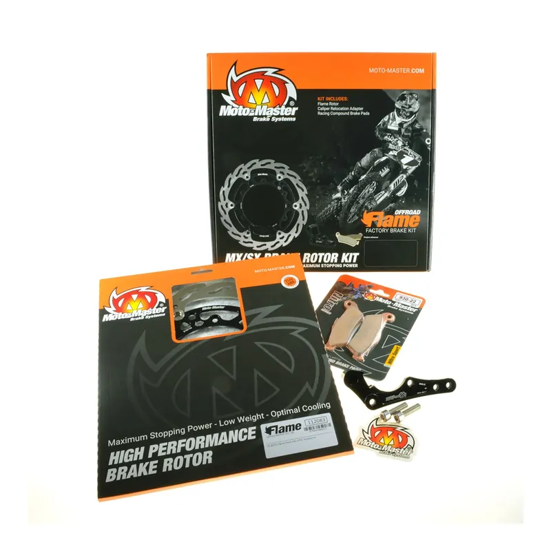 Günstig Moto-Master Oversize Kit 260mm Flame Bremsscheibe Adapter Beläge