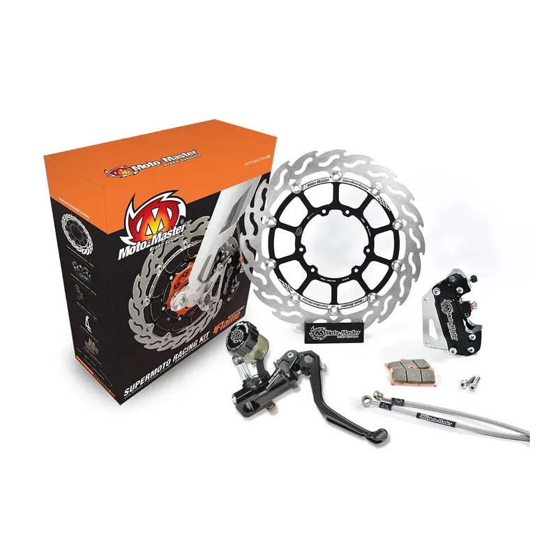 Kracherpreis Moto-Master Supermoto Kit 320 Flame Bremsscheibe Bremssattel Bremspumpe