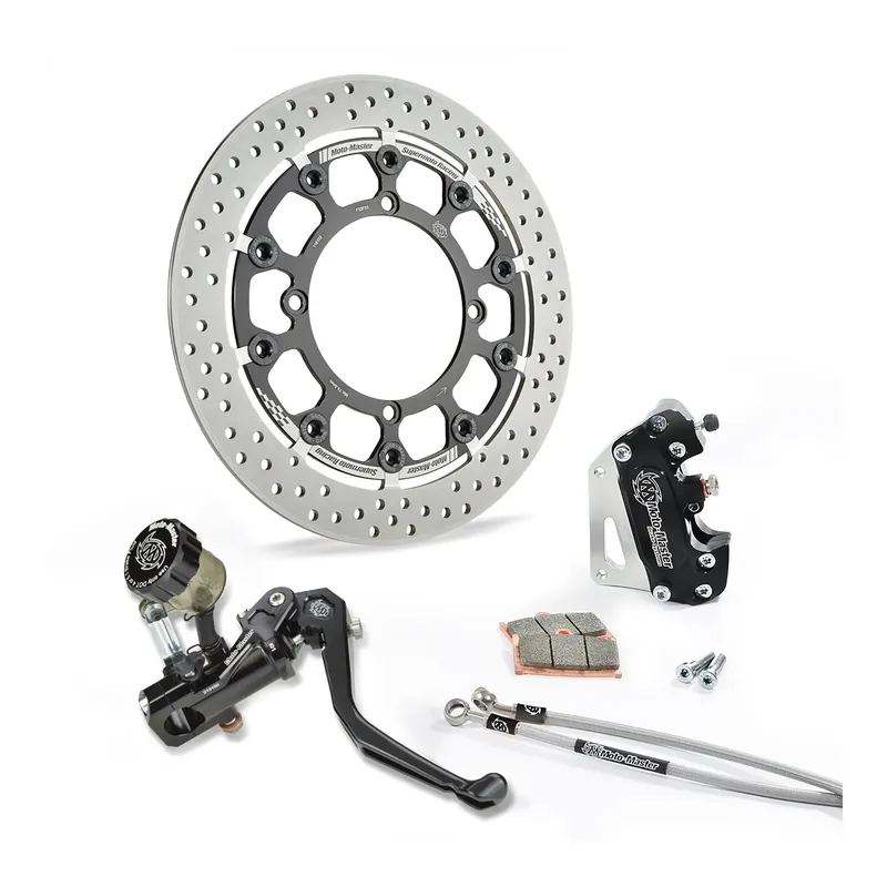 Moto-Master Supermoto Kit 320 Halo Bremsscheibe Bremssattel Bremspumpe Abverkauf
