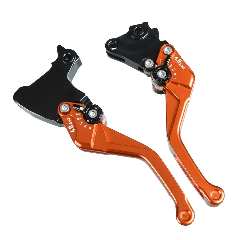 Sichere Zahlung PUIG Bremshebel + Kupplungshebel Set v4 kurz orange (für Ducati Hyperstrada 939 ABS BA 16 )
